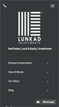Mobile Screenshot of lunkadinvestments.com